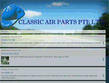 Tablet Screenshot of classicairparts.com